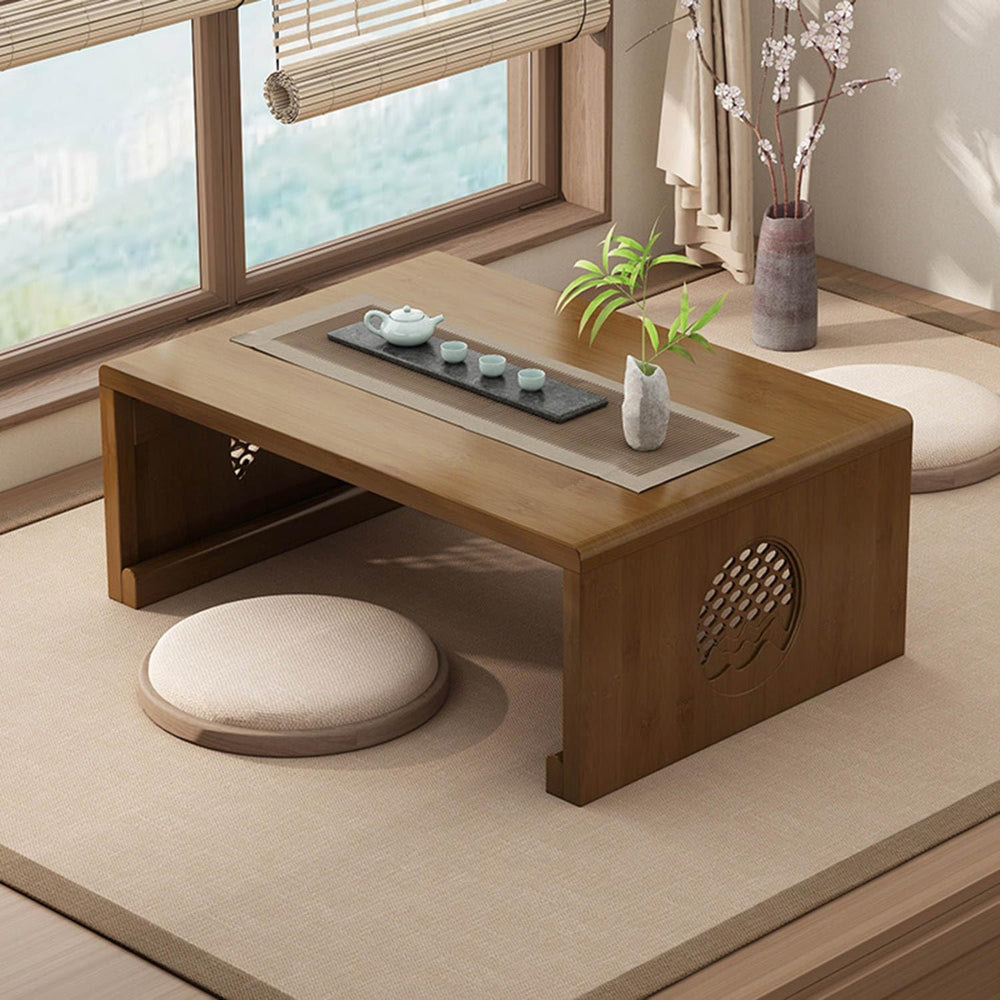 Folding Coffee Table Foldable Japanese Floor Table Low Table for Living Room,...