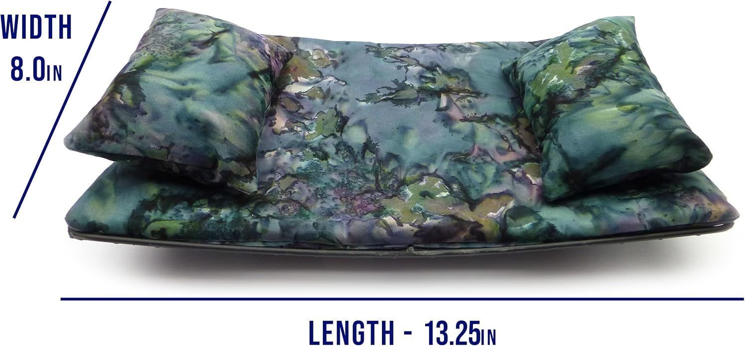 Chaise Lounge for Bearded Dragons, Bluegreen Lavendar Batik Fabric
