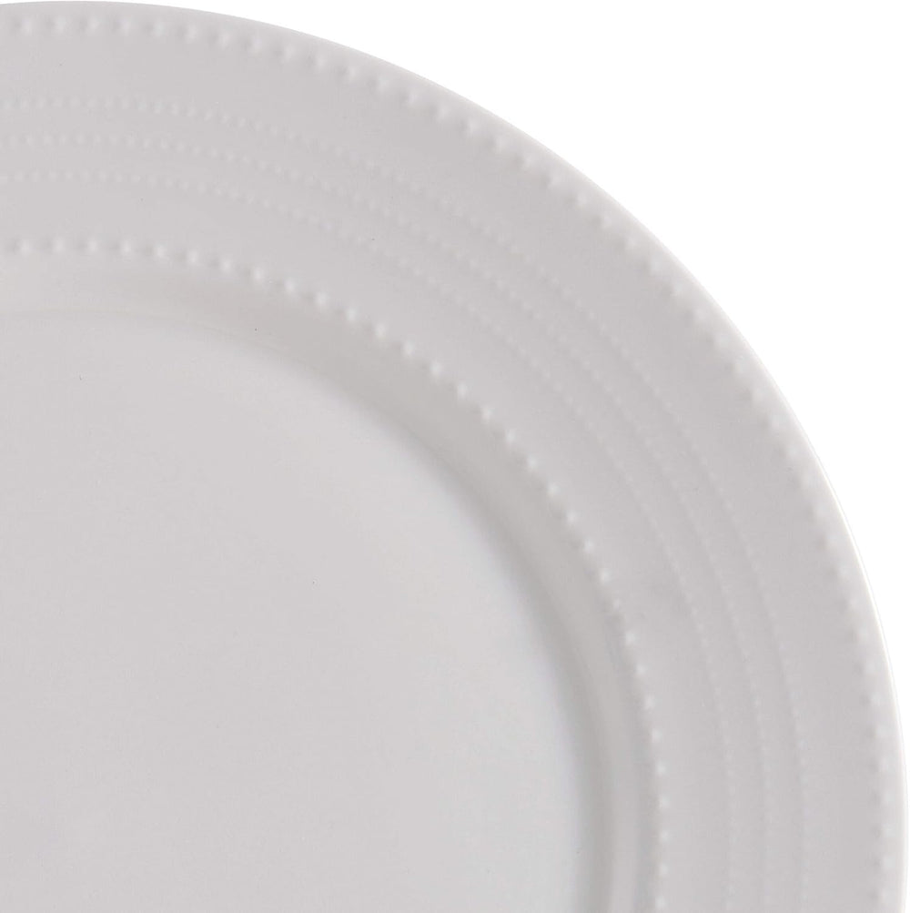 Mikasa Annabelle 40-Piece Dinnerware Set Service for 8 Bone China White