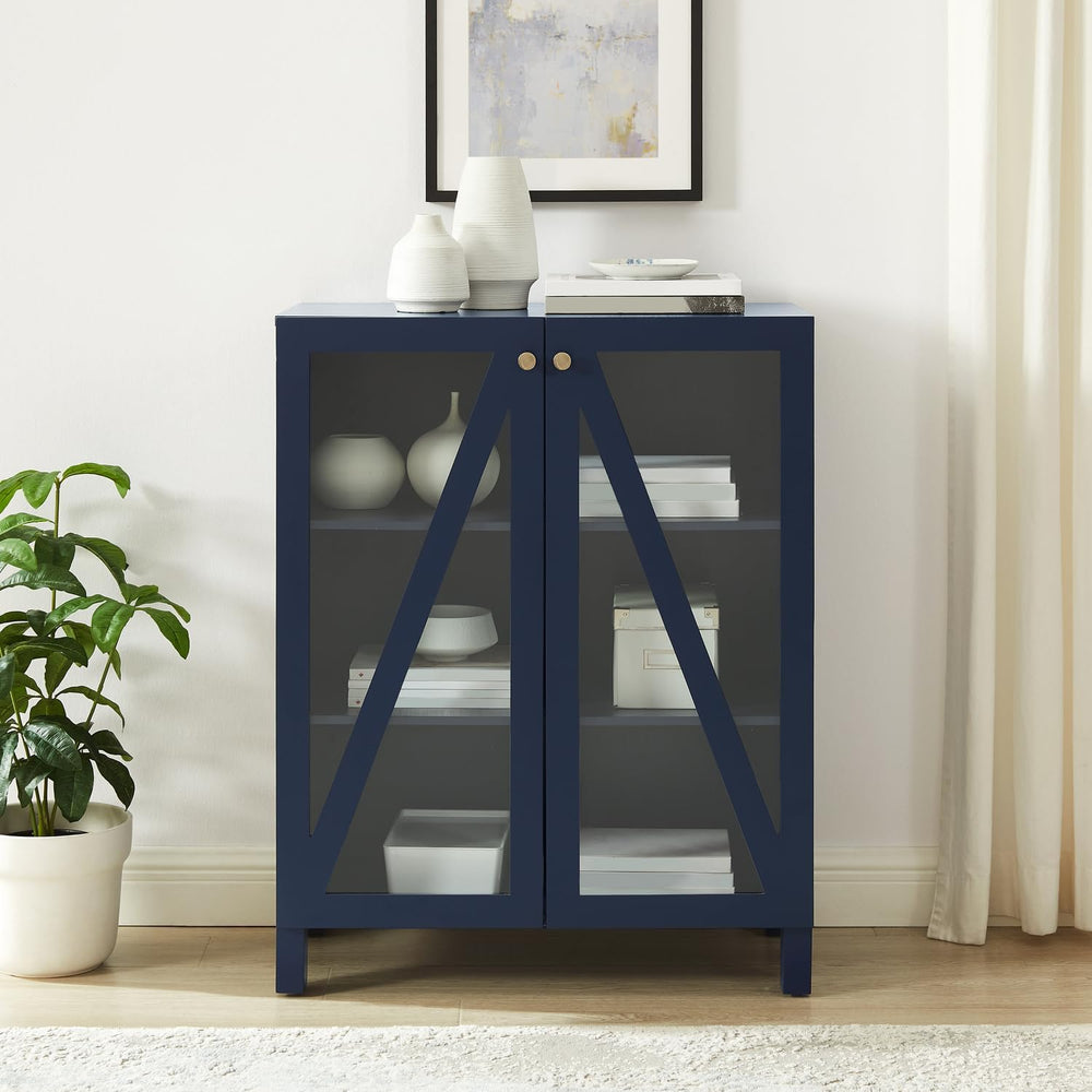 HomeStock Medieval Moods Stackable Storage Pantry Navy