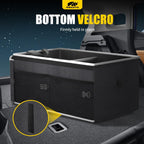 MIKKUPPA Car Trunk Organizer - 65L Collapsible Trunk Organizer with Lid, Sturdy Car Storage for SUV Auto Truck Van with Adjustable Straps and Non Slip Bottom