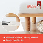 Wobble Wedges Flexible Plastic Shims - Leveling Shims for Home Improvement, Furniture Levelers, Table, and Toilet for Leveling - Made in USA Plastic Wedges Shim for Appliances (Clear, 75-Pack)