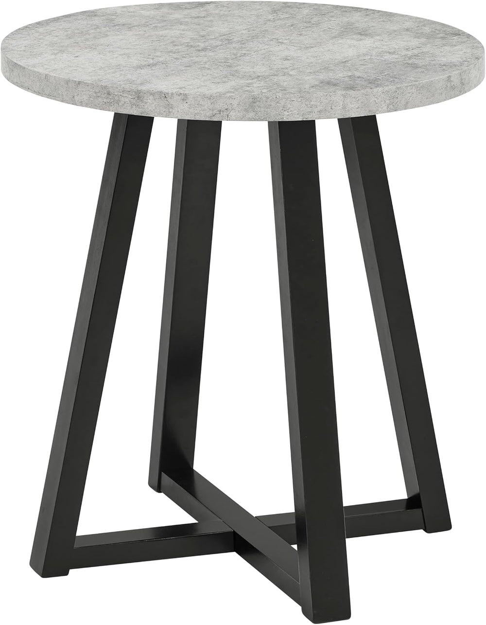 Roundhill Furniture Modern Harmony 3-Piece Wood Oval Coffee Table Set, Gray