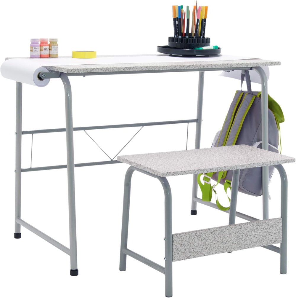 SD Studio Designs Project Center, 55128 Craft Table Play Desk with Bench, Gre...