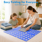 Mini Clothes Folding Board Compact Portable Shirt Folder | Space-Saving, Folding Tool for Home or Travel
