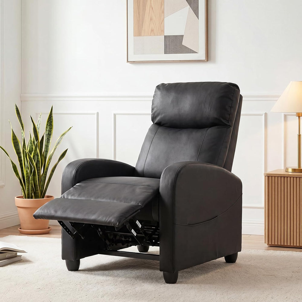 Massage Recliner Chair, Recliner Sofa Fabric for Adults, Recliners Home Theat...