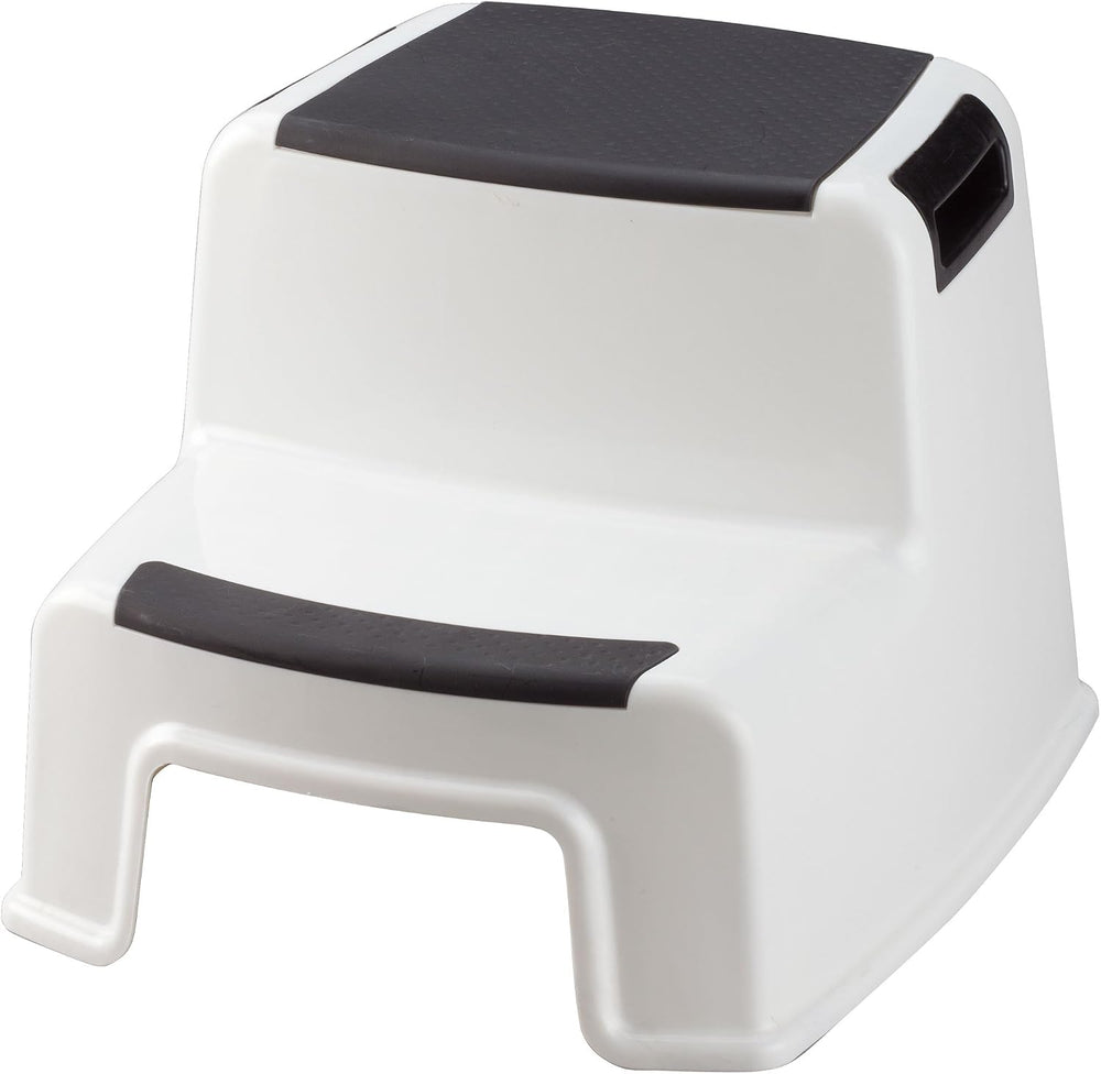 Two-Tier Portable Stepping Stool - Safe Design w/Handles|280 lb