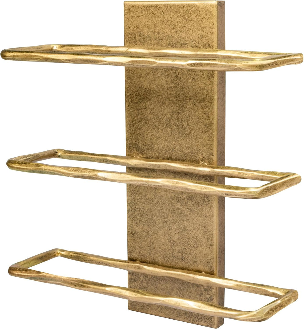 Wall Mount Wine Rack, Hand Forged Wall Racks for Wine Bottles Display and Sto...