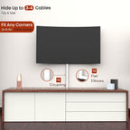 Cord Hider Wall Mounted TV - Wire Cover, Cord Covers, Cable Hider, 33 in Paintable White Raceway Kit, Hide Cords Wall Mount TV, Electrical Cords Concealer, Cable Management Channel, Wire Molding