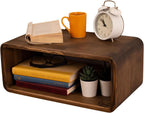 Floating Nightstand Wooden, Bedside Table, Nightstand Shelf, Handmade, Wall Mounted Bedside Shelf, Minimalist and Unique Style (Vancouver)
