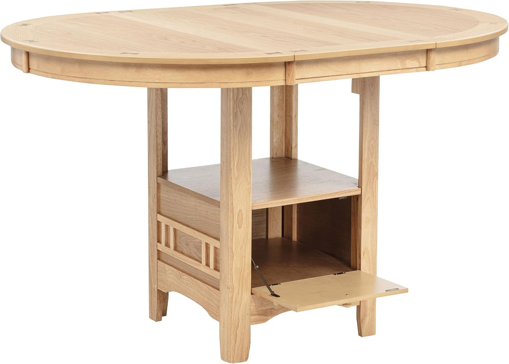 Coaster Home Furnishings - LAVON - 5-Piece Counter Height Dining Set - Oval E...
