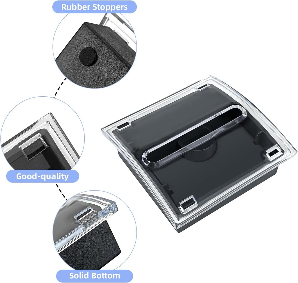 Pop Up Sticky Note Dispenser,3x3 Inches,Sticky Note Holder, Black Base,Sticky Note Dispenser for Office Home Classroom Desk Supplies