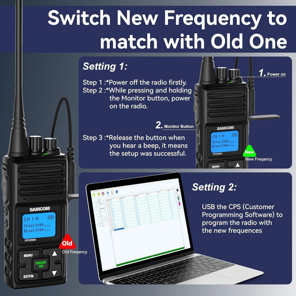 2 Way Radio Walkie Talkie Long Range Handheld Radios Two Way,9 Packs