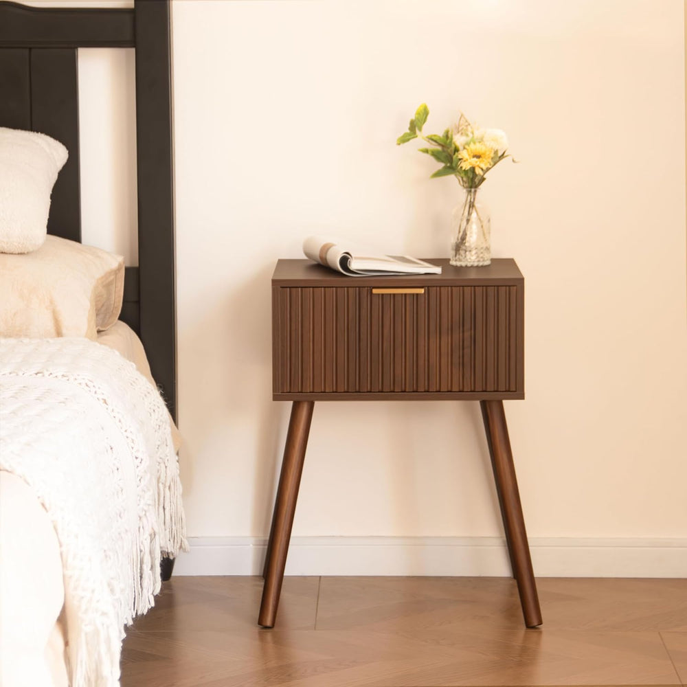 AWASEN Night Stand, Small End Tables Living Room, Mid Century Modern Nightsta...
