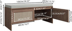 SOFTSEA 39.4" Shoe Storage Bench with Rattan Doors & Cushion, Natural | Entryway Bench with 2 Rattan Doors, Padded Seat Cushion, Mid-Century Modern Shoe Cabinet for Hallway, Bedroom, Living Room