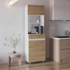 Vintage Rustic Pantry Cabinet, Freestanding Kitchen Storage, for Food Dishes Appliances,for Kitchen Home