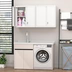 Metal Wall Cabinet,Garage Wall Mounted Cabinets,Steel Locking Cabinet,Metal Wall Cabinets for Office,Wall Cabinets with Doors and Shelves,Garage Cabinets for Home,Basement