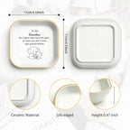 Elephant Gifts for Grandma Christmas, Cute Grandma Gifts from Grandchildren | You don't have ugly grandchildren, Ring Dish 4" Practical Size, Ceramic