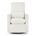 Delta Children - babyGap Cloud Recliner, Performance Fabric, White Boucle | Power Recliner with Swivel & Glide, Features Stain-Resistant Fabric, Cozy Boucle Fabric & Includes a Lumbar Pillow