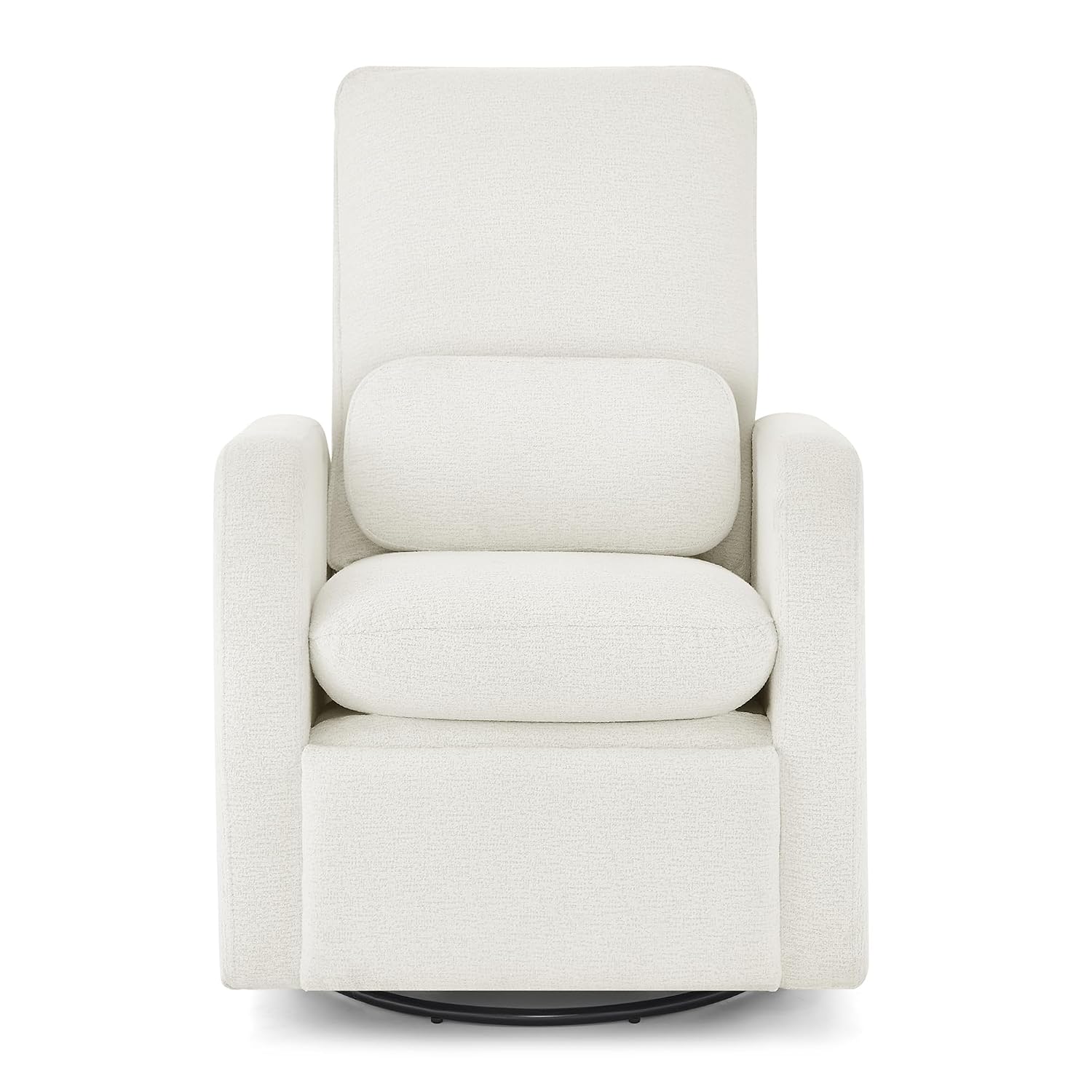 Delta Children - babyGap Cloud Recliner, Performance Fabric, White Boucle | Power Recliner with Swivel & Glide, Features Stain-Resistant Fabric, Cozy Boucle Fabric & Includes a Lumbar Pillow
