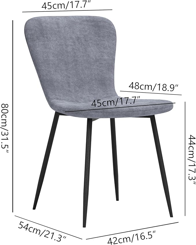 5 Piece Dining Table Table Set, Tempered Glass Dining Table Set for 4 Kitchen Table Set with 4 Chairs for Kitchen Dining Room (Black Table with Grey Chair)