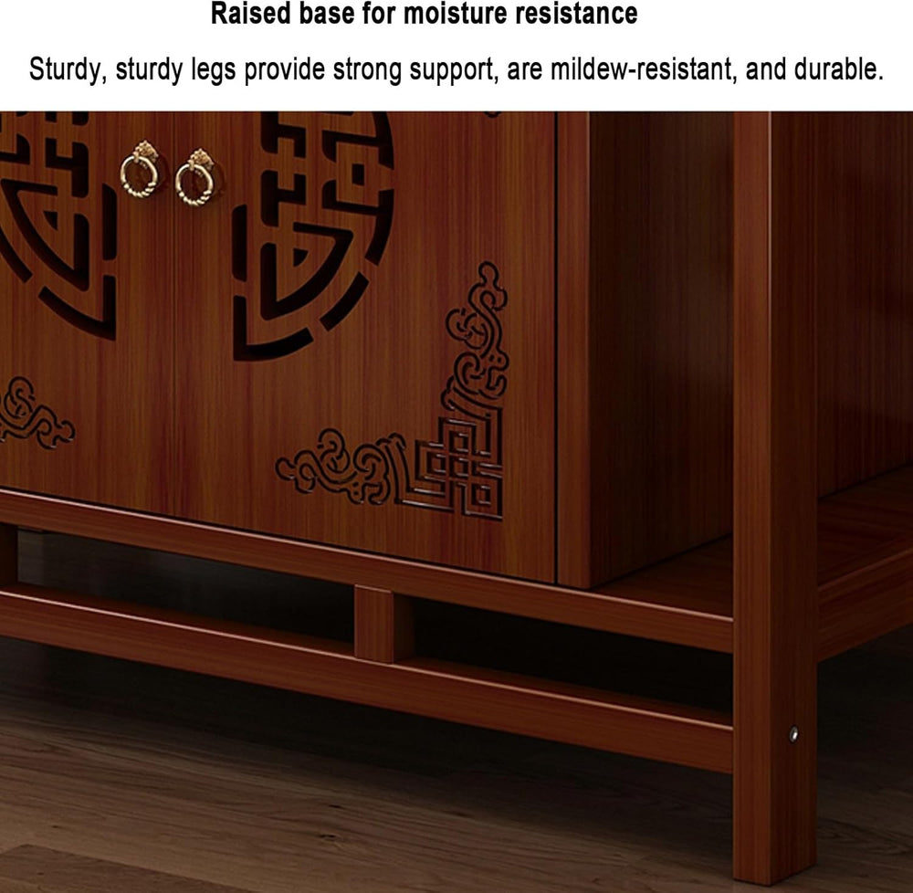 Chinese Cabinet Pedestal offering, Stand puja Meditation Prayer, Personal Shr...