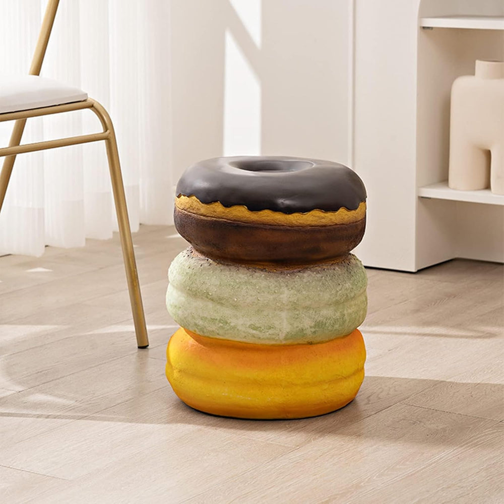 Food Shoe Changing Stool, Simulated Food Stool Comfortable Retro for Home (Co...