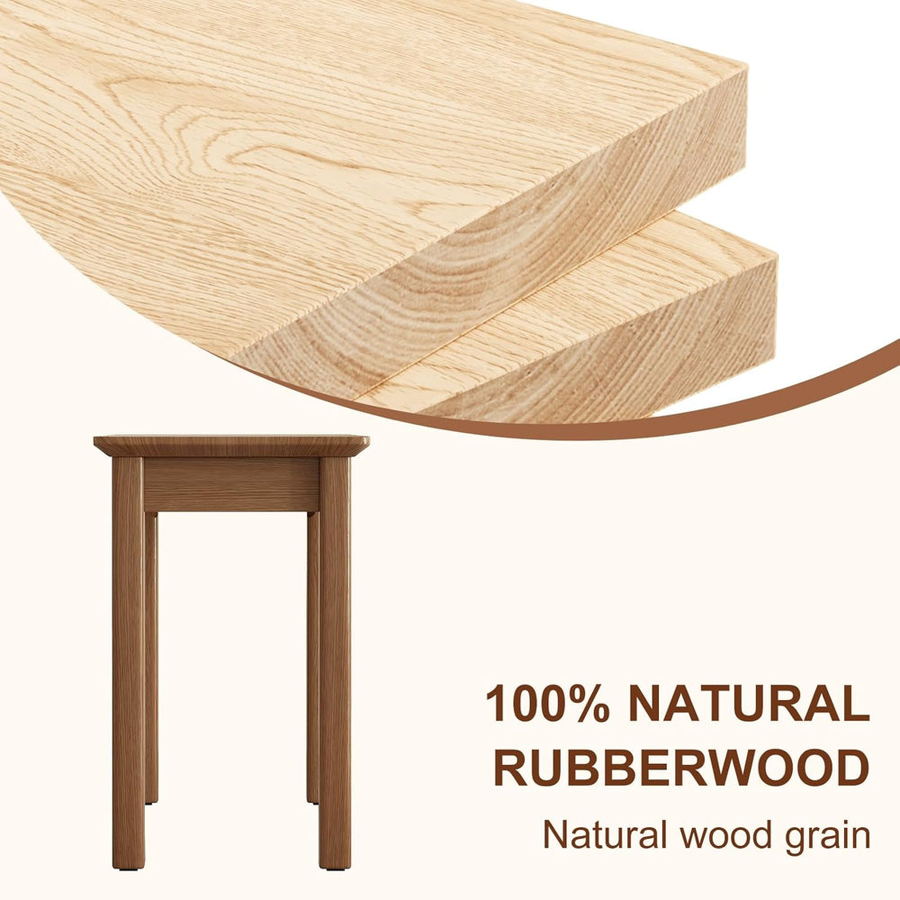 CycleCrew 47.2" Solid Wood Dining Bench with Removable Cushion - Mid-Cen...