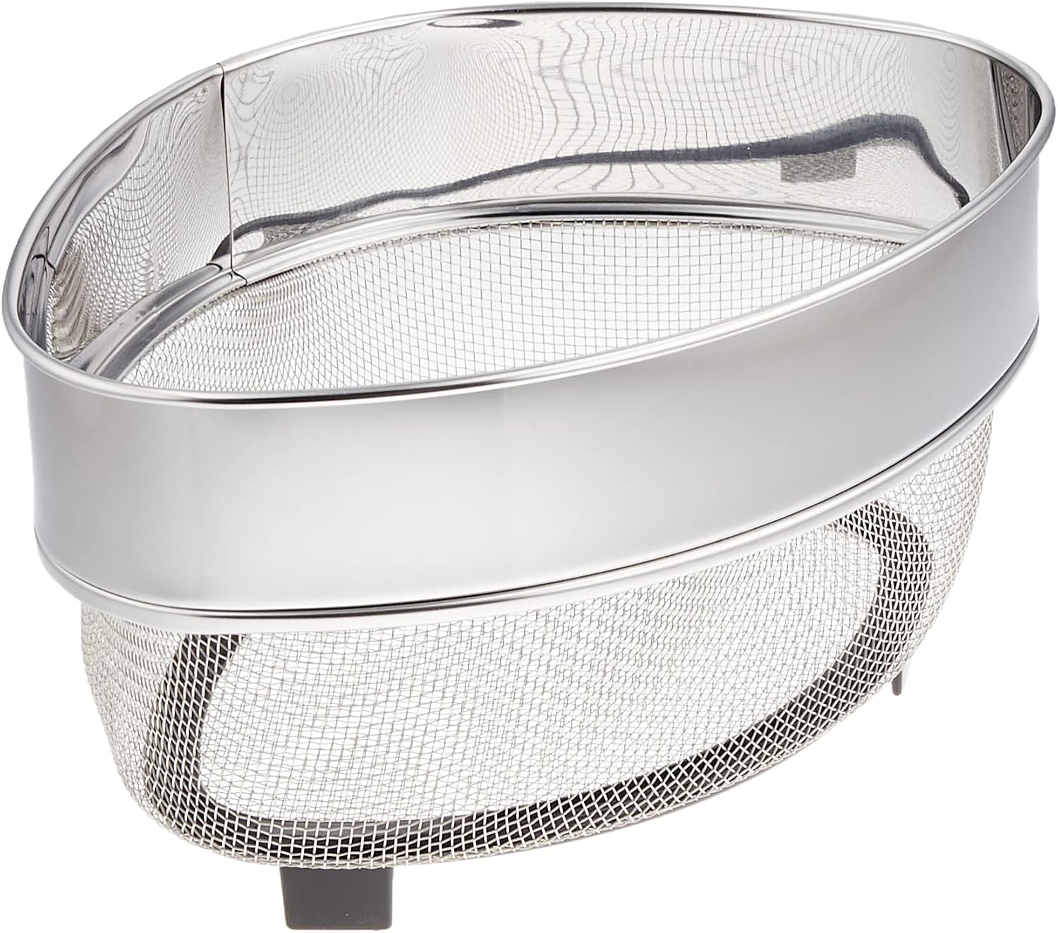Takekoshi Stainless Steel Mesh Triangle Corner 8.5 x 6.2 x 5.1 inches (217 x 158 x 130 mm)