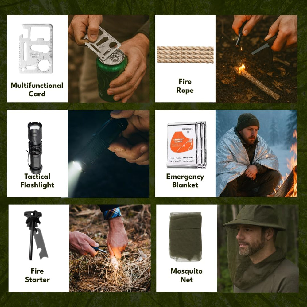 Advent Calendar Survival Kits for Men - 24 Days