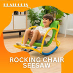 PLATPORTS Calming Sensory Rocking Chair for Kids – Balance Seat for Focus, Relaxation & Play | Indoor Outdoor Therapy Chair for Autism, ADHD & Active Kids