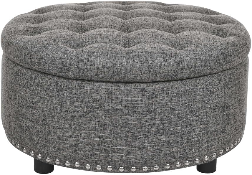 Tufted Storage Ottoman