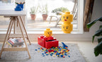 LEGO Iconic Storage Head Large, Stackable Storage Box, 8,5 L, Yellow, Happy Boy