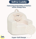 Delta Children - Serta Counting Sheep Kids Sherpa Foam Chair, Cream