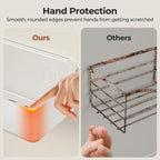 Orimade Shower Caddy 4-Pack, No-Drill Adhesive Shelves for Bathroom, Rustproof ABS Storage Organizer Set, Clear