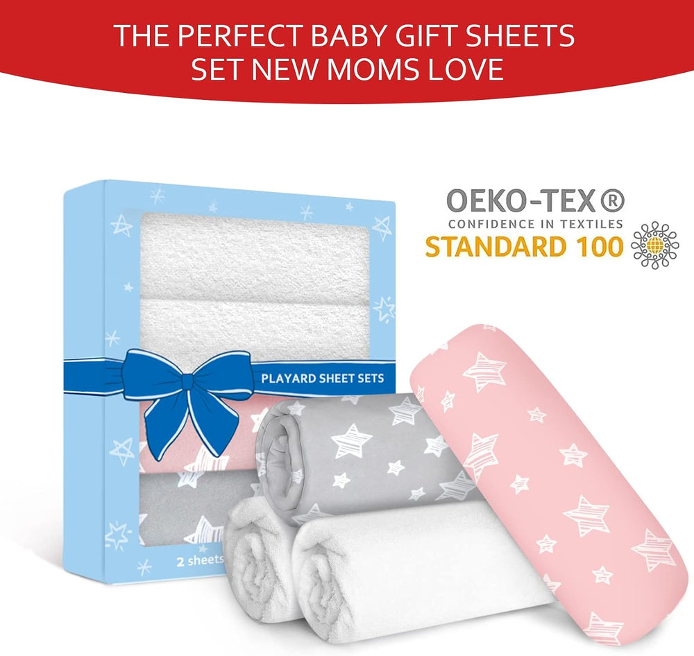Pack and Play Sheets & Waterproof Terry Pack N Play Mattress Protector