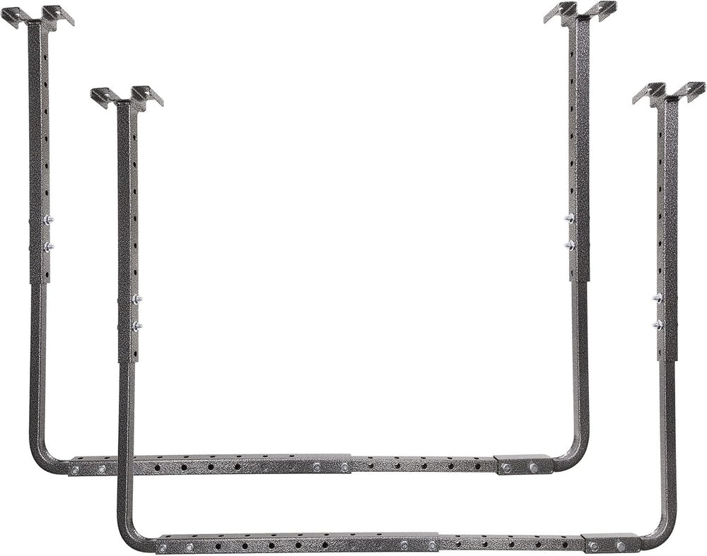 HyLoft Adjustable Garage Ceiling Mount Storage Rack Kit, Ceiling Shelving Mou...