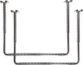 HyLoft Adjustable Garage Ceiling Mount Storage Rack Kit, Ceiling Shelving Mounts, 34 in. x 26 in., 80844-10, Hammertone
