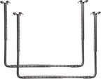 HyLoft Adjustable Garage Ceiling Mount Storage Rack Kit, Ceiling Shelving Mounts, 34 in. x 26 in., 80844-10, Hammertone