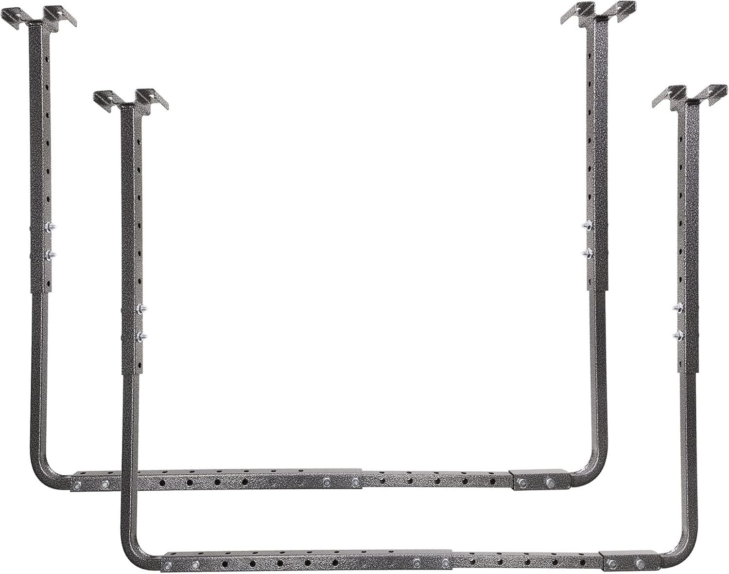 HyLoft Adjustable Garage Ceiling Mount Storage Rack Kit, Ceiling Shelving Mounts, 34 in. x 26 in., 80844-10, Hammertone