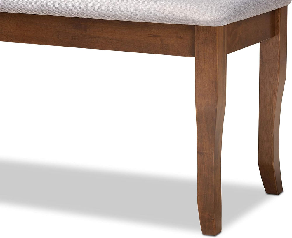 Baxton Studio Cornelie Modern and Contemporary Transitional Grey Fabric Uphol...