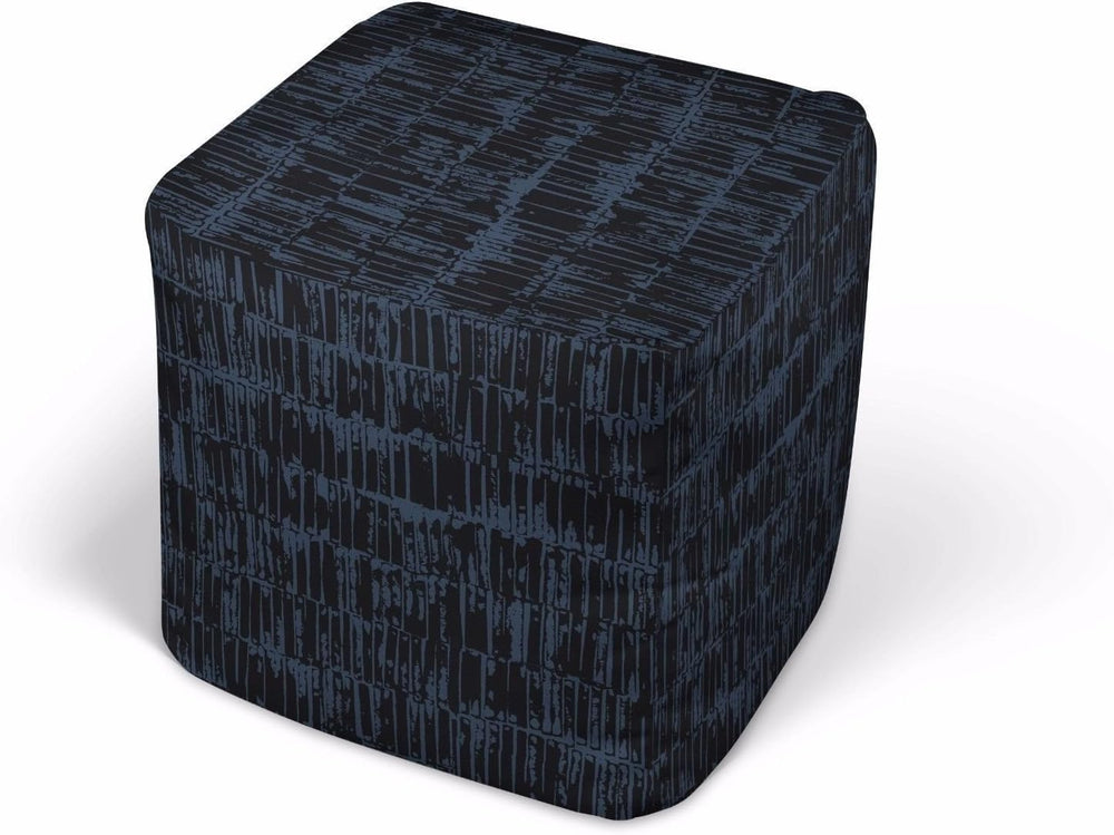 Gotham Abstract Pouf Ottoman (13 inches)