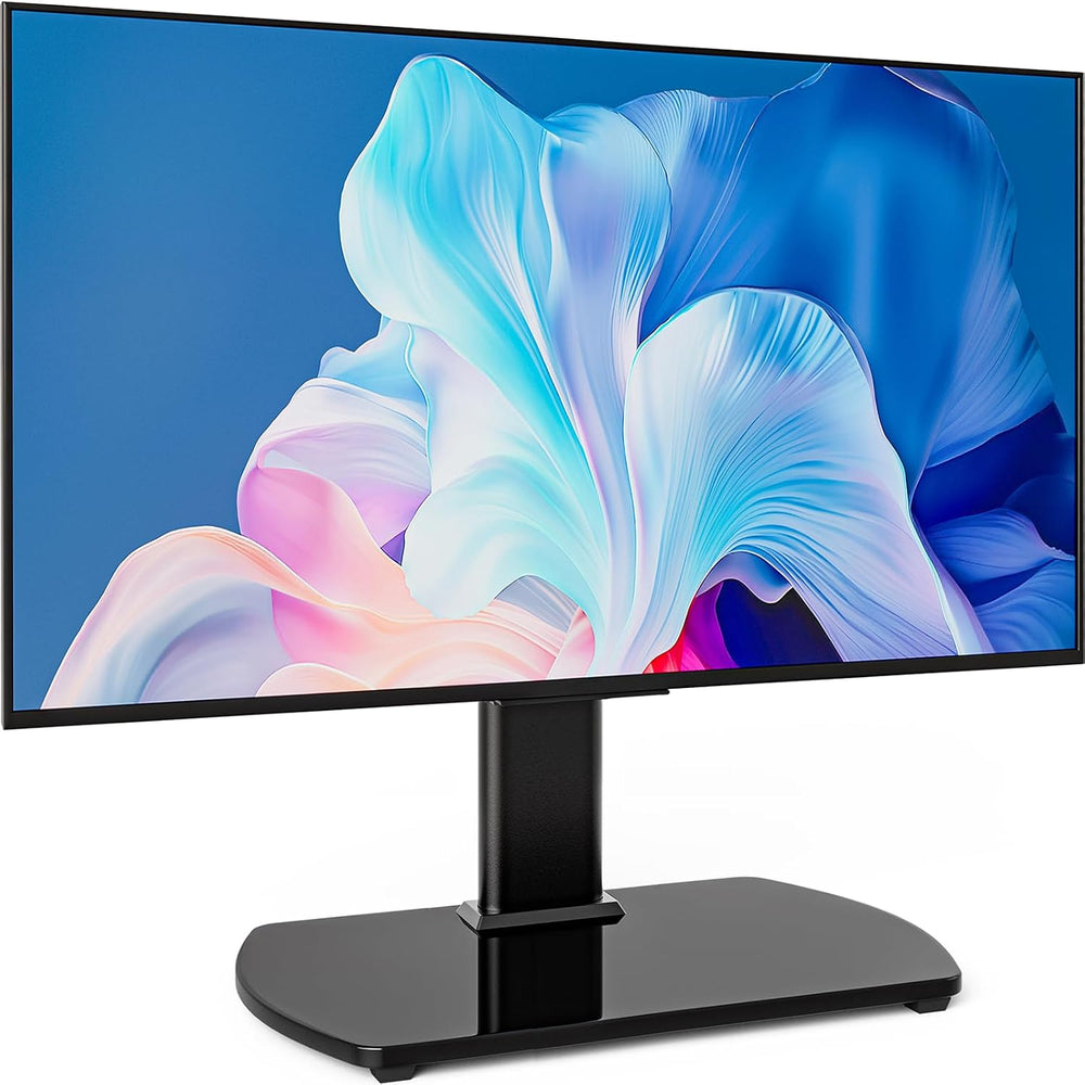 Universal TV Stand for 27-60 Inch TVs with Swivel Mount, Height Adjustable Ta...