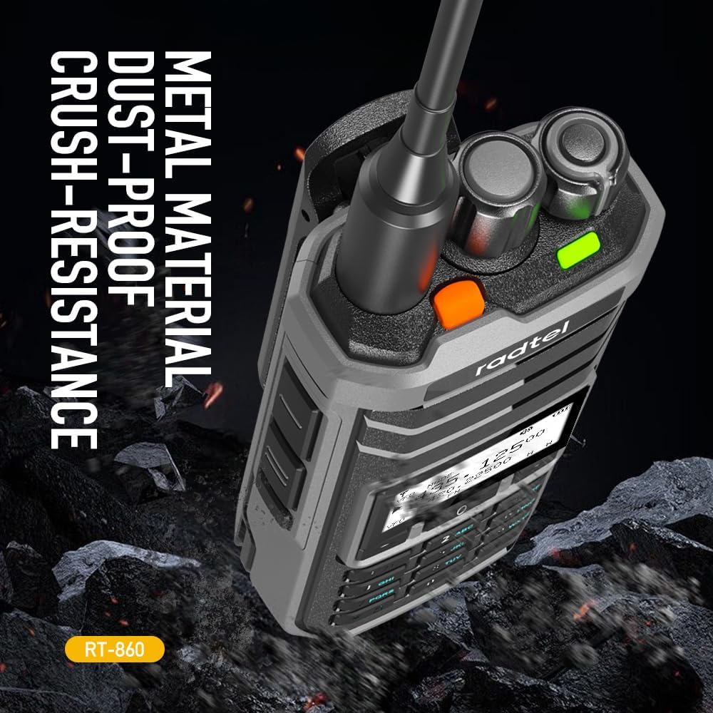 Radtel RT-860 Multi Band Ham Radio HF UHF VHF Dual Band with AM USB LSB CW CB...
