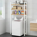 Gdrasuya10 Over The Washer and Dryer Storage Shelf for Laundry Room, 3 Tier White Washer Storage Utility Rack Shelf Laundry Storage Shelf Organizer Space Saving for Room