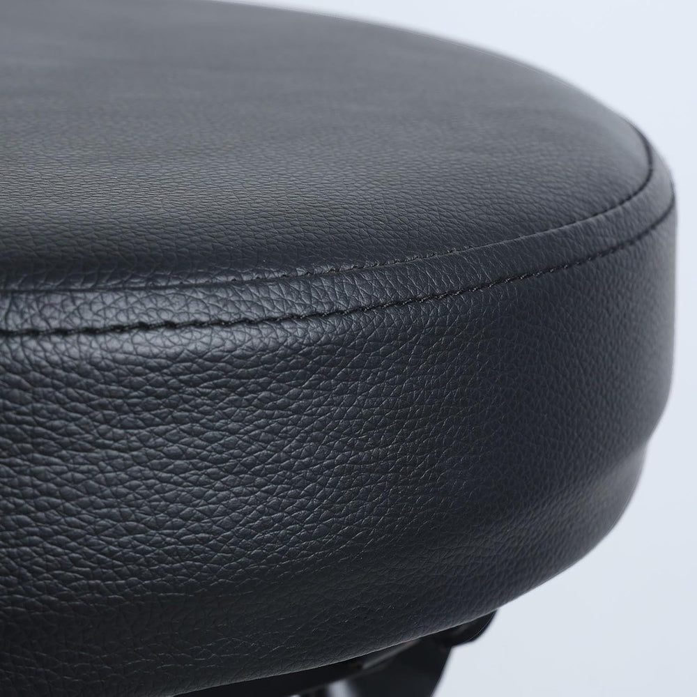 Guitar Stool, Foldable Padded Seat with Built-in Stand & Footrest, Retrac...