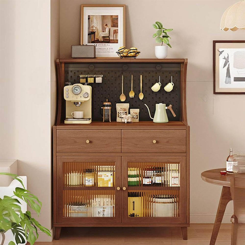 Kitchen Pantry Cabinet, Tall Storage Cabinet with Drawer, Freestanding Kitche...