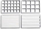 Frebeauty Stackable Velvet Jewelry Organizer Trays for Drawers Inserts Jewelry Storage Tray Display Case, Stud Earrings Bracelets Necklace Rings Accessories Trays for Women(Set of 4)(White)