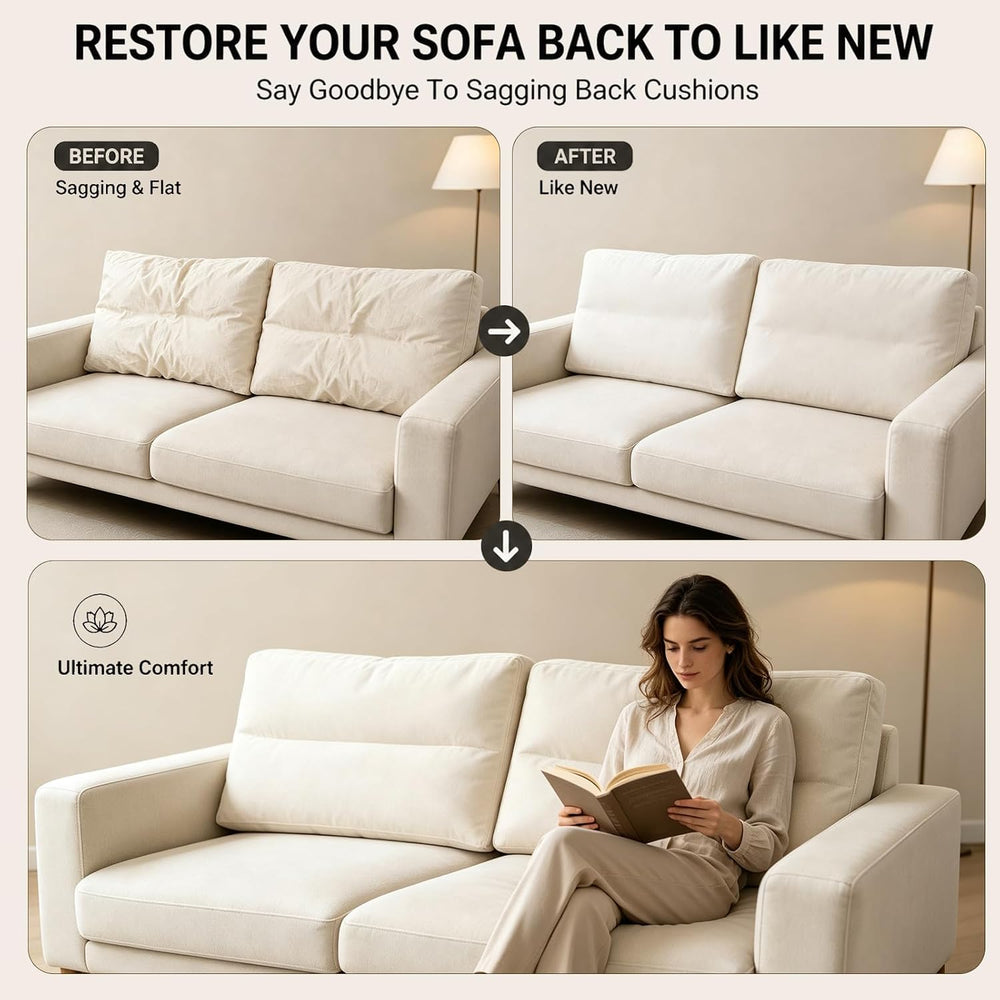 1 Pack Couch Back Cushion Replacement, 26 x 19 x 6 Inch | Odorless Resilient ...