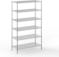 24" Deep x 54" Wide x 96" Height Wire Shelving Kit | 6-Tier | NSF Commercial Storage Rack Unit